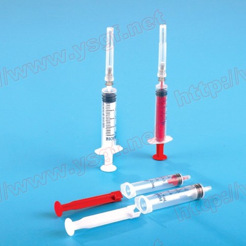Disposable auto disable syringe